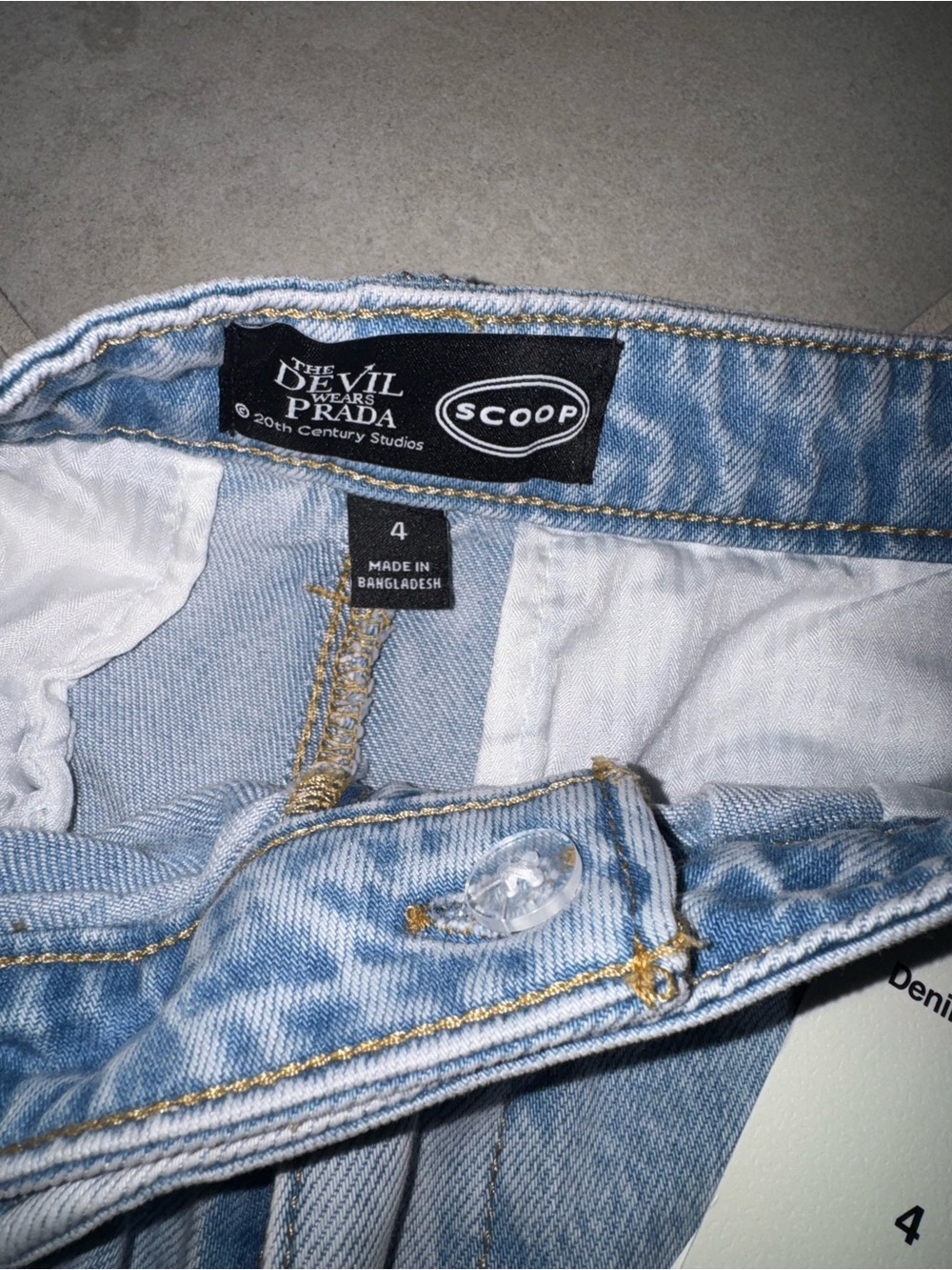 Devil Wears Prada Scoop Collection Denim Pleated Culottes NWT - Picture 12 of 12